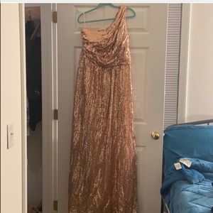 BRAND NEW BLUSH BRIDESMAID DRESS